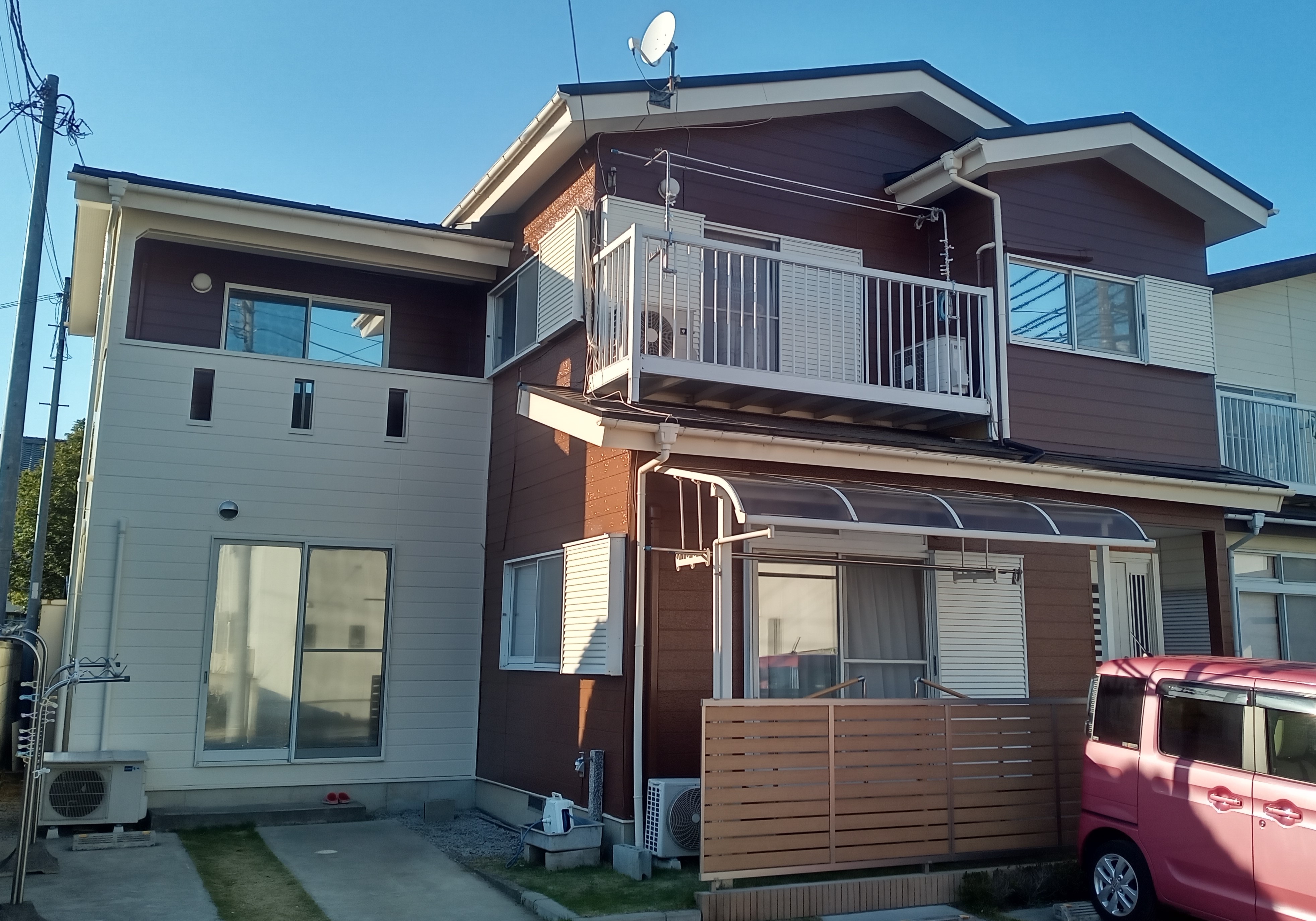 屋根カバー工法　　　外壁塗装